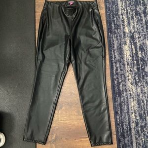 Vince Camuto leather leggings